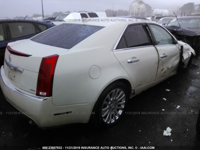 1G6DM5EV1A0131501 - 2010 CADILLAC CTS PERFORMANCE COLLECTION Бежевый фото 4