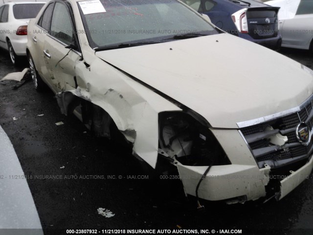 1G6DM5EV1A0131501 - 2010 CADILLAC CTS PERFORMANCE COLLECTION Бежевый фото 6