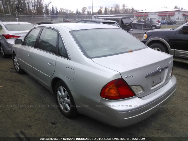 4T1BF28B01U175752 - 2001 TOYOTA AVALON XL/XLS SILVER photo 3