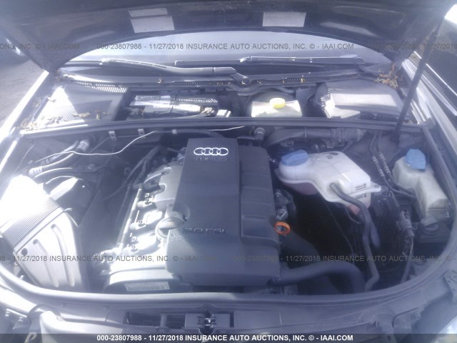 WAUAF78EX6A211542 - 2006 AUDI A4 2/TURBO BLACK photo 10