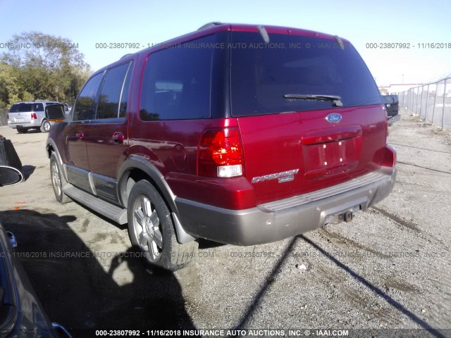 1FMFU17L94LA34393 - 2004 FORD EXPEDITION EDDIE BAUER MAROON photo 3