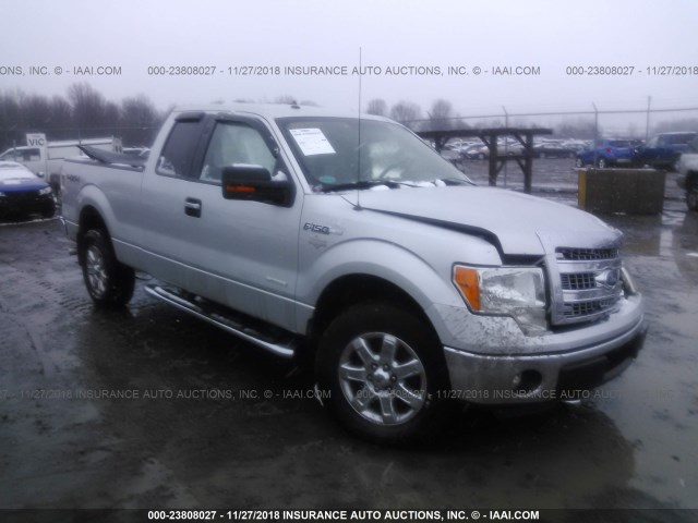 1FTFX1ET2DFC63205 - 2013 FORD F150 SUPER CAB SILVER photo 1