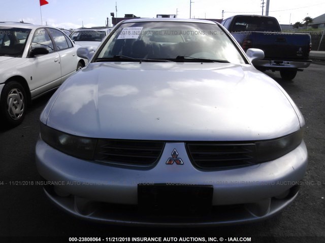 4A3AA46H22E003183 - 2002 MITSUBISHI GALANT ES/LS/GTZ SILVER photo 6