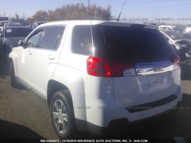 2GKALMEK1C6111153 - 2012 GMC TERRAIN SLE WHITE photo 3