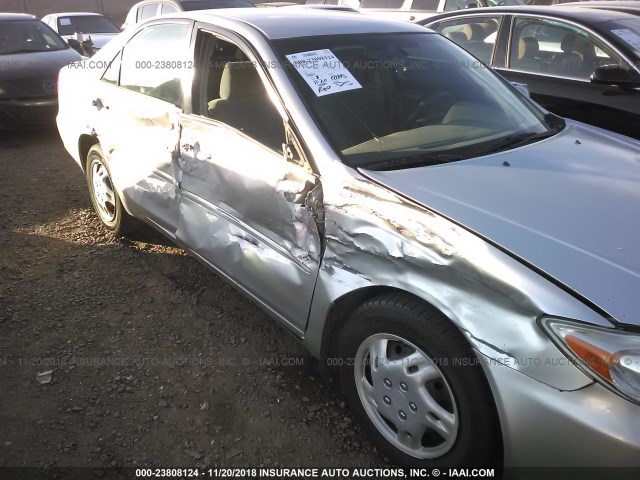 4T1BE32K24U342702 - 2004 TOYOTA CAMRY LE/XLE/SE SILVER photo 6