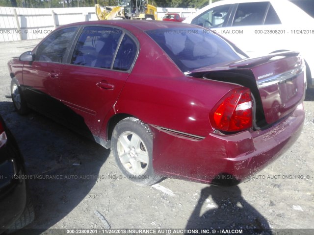 1G1ZT54825F210494 - 2005 CHEVROLET MALIBU LS 红色 照片 3