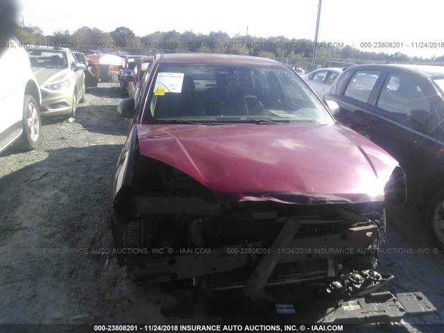 1G1ZT54825F210494 - 2005 CHEVROLET MALIBU LS 红色 照片 6