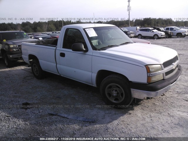 1GCEC14VX3Z231190 - 2003 CHEVROLET SILVERADO C1500 WHITE photo 1