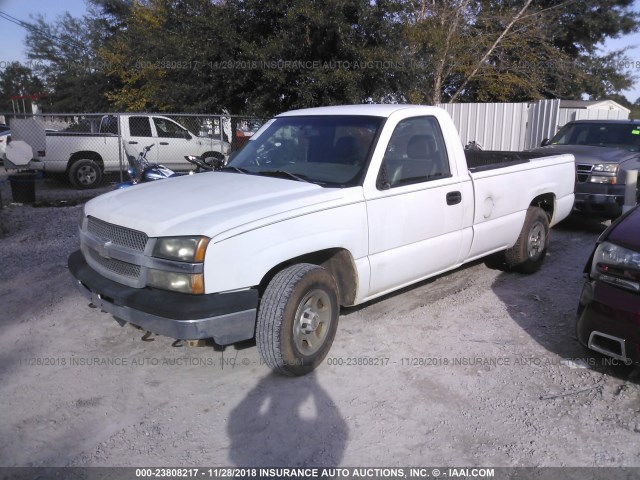 1GCEC14VX3Z231190 - 2003 CHEVROLET SILVERADO C1500 WHITE photo 2