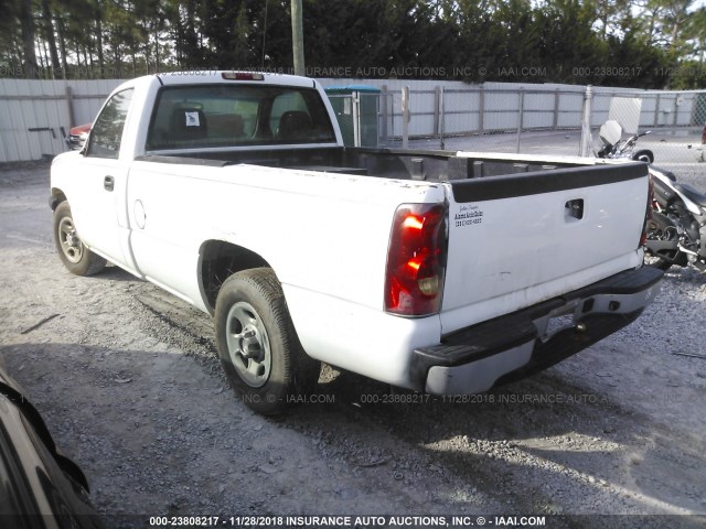 1GCEC14VX3Z231190 - 2003 CHEVROLET SILVERADO C1500 WHITE photo 3