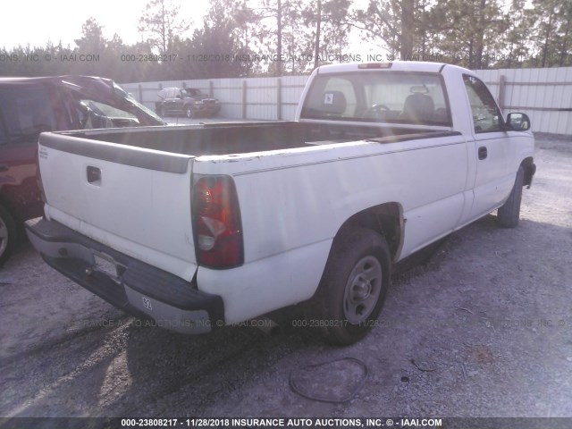 1GCEC14VX3Z231190 - 2003 CHEVROLET SILVERADO C1500 WHITE photo 4