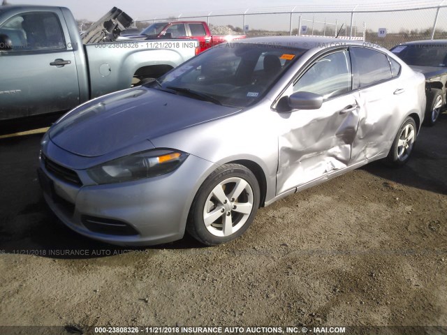 1C3CDFBB0FD351113 - 2015 DODGE DART SXT GRAY photo 2