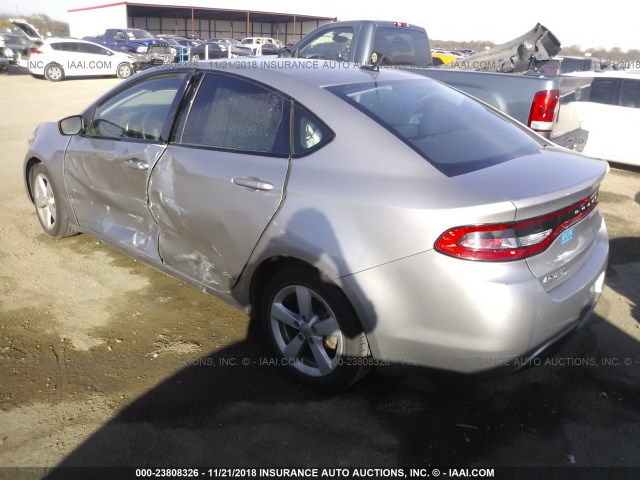 1C3CDFBB0FD351113 - 2015 DODGE DART SXT GRAY photo 3