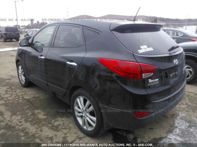 KM8JU3AC8BU228595 - 2011 HYUNDAI TUCSON GLS/LIMITED 黑色 照片 3