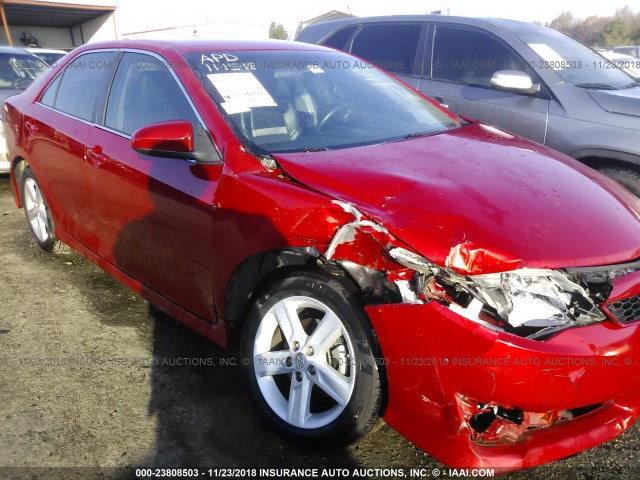 4T1BF1FK3CU578852 - 2012 TOYOTA CAMRY SE/LE/XLE 红色 照片 1