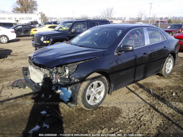 1G11B5SA2DF183222 - 2013 CHEVROLET MALIBU LS Қара фото 2