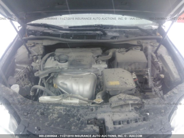 4T4BF1FK3FR450976 - 2015 TOYOTA CAMRY LE/XLE/SE/XSE GRAY photo 10