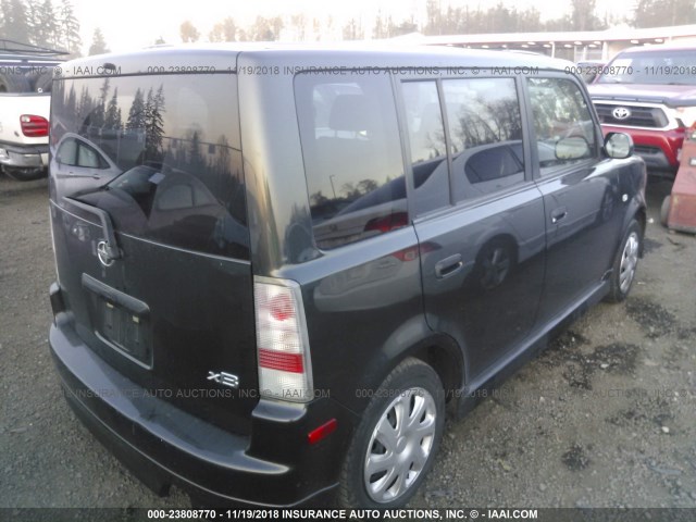 JTLKT324364084483 - 2006 TOYOTA SCION XB Boz foto 4