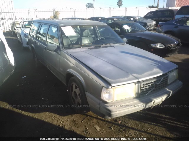 YV1FA8752L1281718 - 1990 VOLVO 740 GRAY photo 1