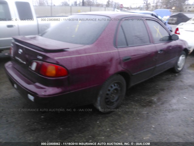 2T1BR12E8WC086041 - 1998 TOYOTA COROLLA VE/CE/LE MAROON photo 4