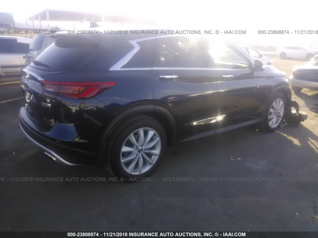 3PCAJ5M11KF113669 - 2019 INFINITI QX50 ESSENTIAL/PURE Navy photo 4