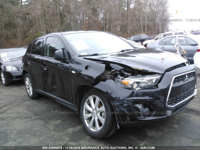 4A4AR3AU3FE051705 - 2015 MITSUBISHI OUTLANDER SPORT ES BLACK photo 1