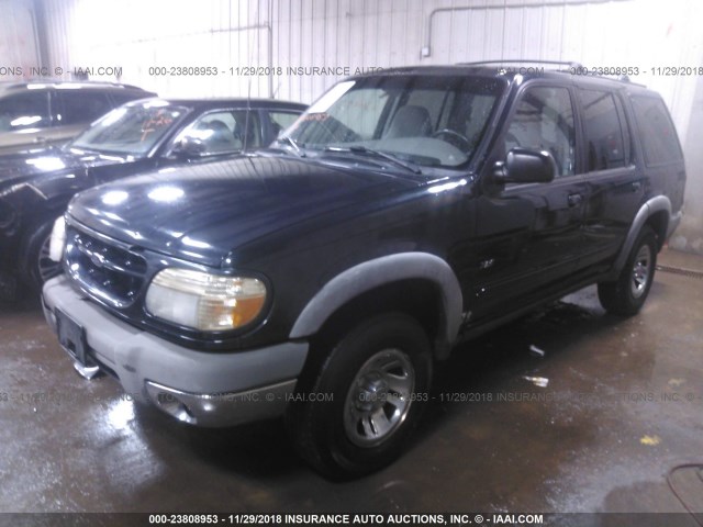 1FMZU72E8YZB67464 - 2000 FORD EXPLORER XLS BLUE photo 2