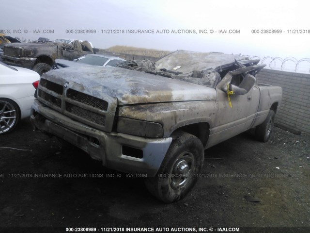 3B7KC2360YG151651 - 2000 DODGE RAM 2500 SILVER photo 2