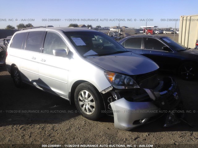 5FNRL3H66AB066113 - 2010 HONDA ODYSSEY EXL SILVER photo 1