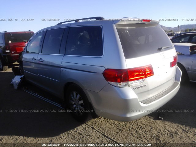 5FNRL3H66AB066113 - 2010 HONDA ODYSSEY EXL SILVER photo 3