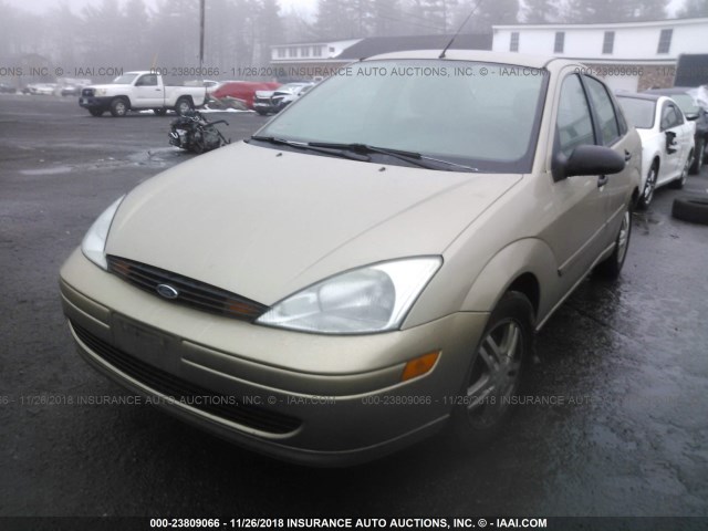 1FAFP34P91W193073 - 2001 FORD FOCUS SE/SE COMFORT GOLD photo 2