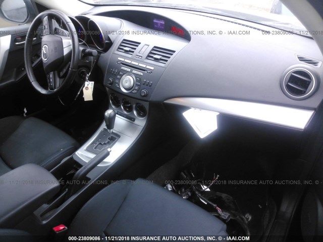 JM1BL1S59A1296730 - 2010 MAZDA 3 S BLACK photo 5