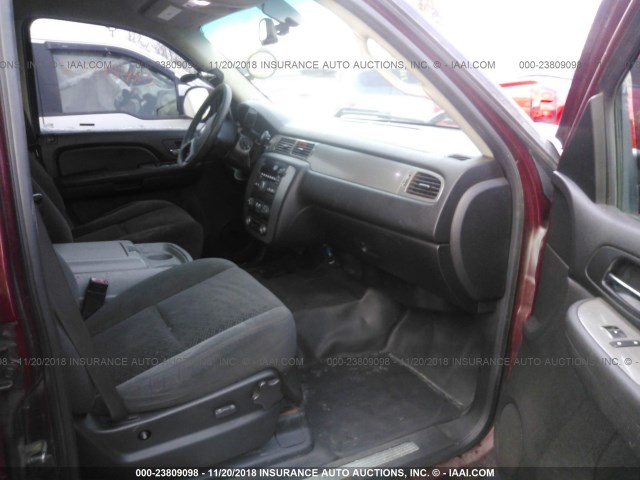 1GNEC03018R150142 - 2008 CHEVROLET TAHOE C1500 POLICE/SPCL SVC MAROON photo 5