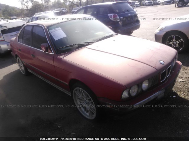 WBAHD2317K2093000 - 1989 BMW 535 I AUTOMATIC RED photo 1