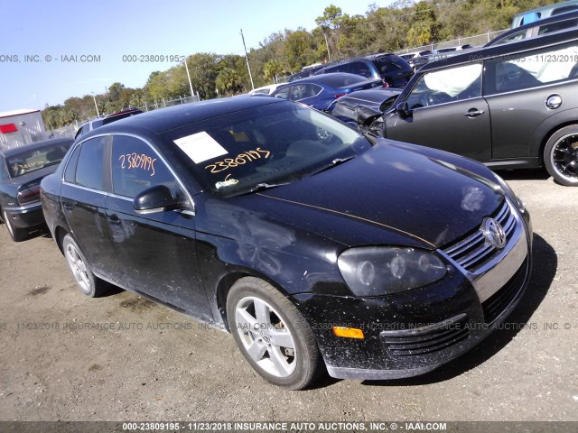 3VWRM71K98M144737 - 2008 VOLKSWAGEN JETTA SE/SEL BLACK photo 1