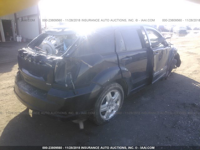 1B3HB48A89D162855 - 2009 DODGE CALIBER SXT BLACK photo 4