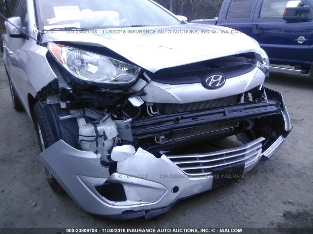 KM8JU3AC3DU704674 - 2013 HYUNDAI TUCSON GLS/LIMITED ვერცხლისფერი ფოტო 6