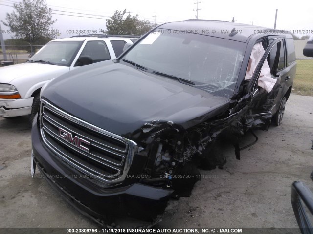 1GKS2AKC5FR662536 - 2015 GMC YUKON SLE BLACK photo 2