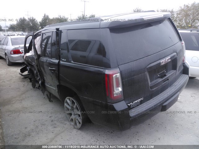 1GKS2AKC5FR662536 - 2015 GMC YUKON SLE BLACK photo 3