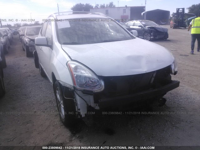 JN8AS5MT0CW291010 - 2012 NISSAN ROGUE S/SV WHITE photo 1