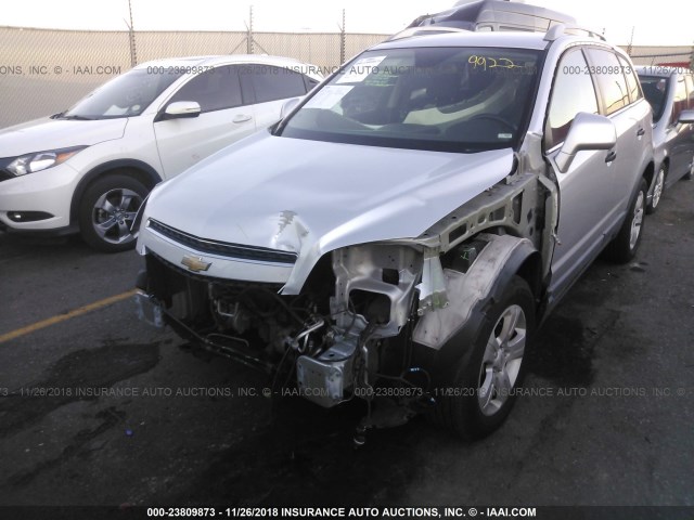 3GNAL2EK0ES527285 - 2014 CHEVROLET CAPTIVA LS SILVER photo 6