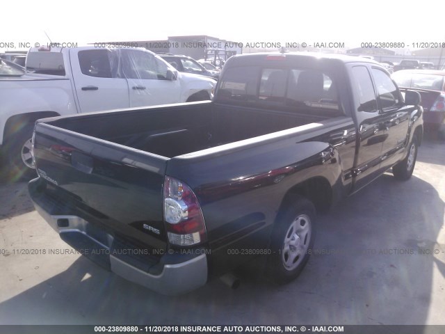 5TFTX4CN2EX041347 - 2014 TOYOTA TACOMA ACCESS CAB შავი ფოტო 4