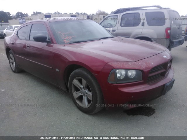 2B3KA43G56H311824 - 2006 DODGE CHARGER SE/SXT RED photo 1