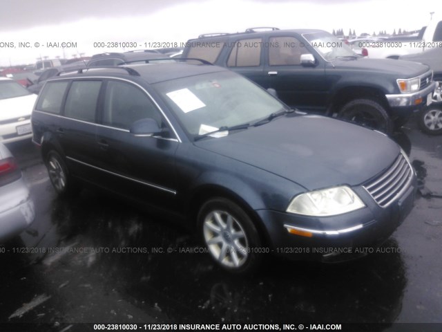 WVWVD63B94E272372 - 2004 VOLKSWAGEN PASSAT GLS BLUE photo 1