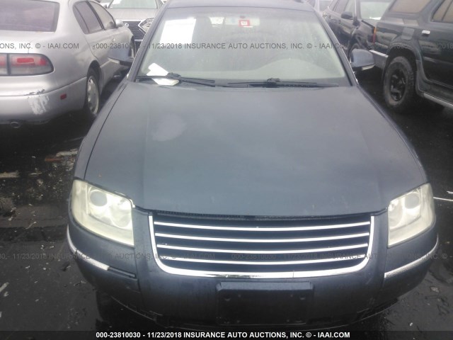 WVWVD63B94E272372 - 2004 VOLKSWAGEN PASSAT GLS BLUE photo 6