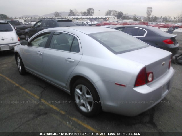 1G1ZA5E05AF281553 - 2010 CHEVROLET MALIBU LS 银色 照片 3