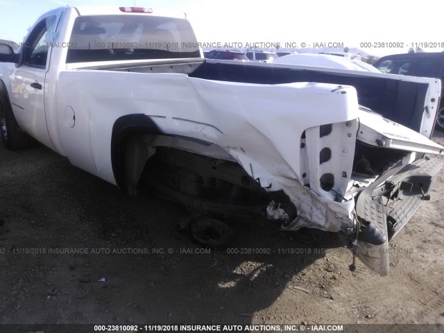 1GCEC14C87Z554352 - 2007 CHEVROLET SILVERADO C1500 WHITE photo 6