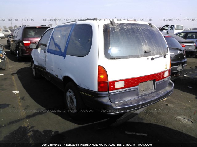 4M2DV11W2SDJ27818 - 1995 MERCURY VILLAGER WHITE photo 3