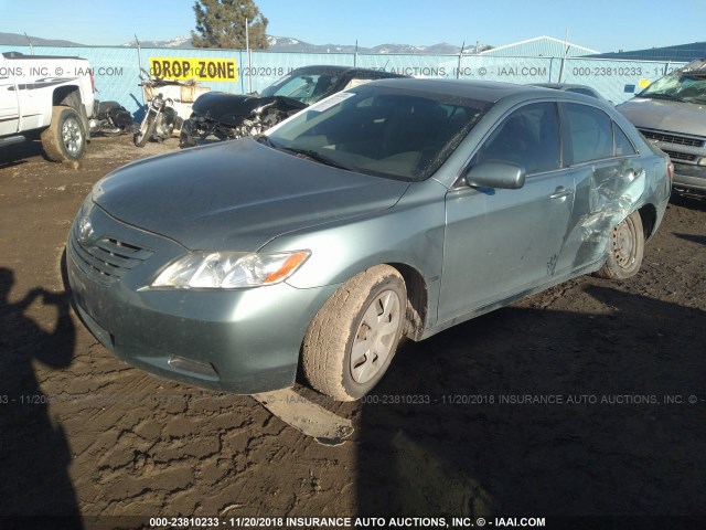 4T4BE46K89R072596 - 2009 TOYOTA CAMRY SE/LE/XLE GREEN photo 2