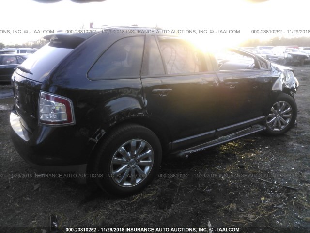 2FMDK3JC2ABB13112 - 2010 FORD EDGE SEL BLACK photo 4